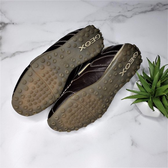 NWOB ITALIAN GEOX RESPIRA Leather Sneaker, Size 5 - Picture 7 of 7